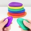 Mới 6 Chiếc Silicon Họa Tiết Lo Lắng Đá 6 Bộ Đồ Chơi Fidget Giảm Căng Thẳng Cảm Giác Bỏ Túi Đá Dành Cho Trẻ Em Người Lớn Lo Âu Tập Trung Làm Mát