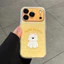 Ốp điện thoại mờ 2 trong 1 Wave Point Dog cho iPhone 17 Pro Max 16 15 14 Vỏ bảo vệ chống sốc