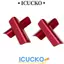 ICUCKO Pickleball Paddle Weights Clip, Phù hợp cho Kẹp bảo vệ cạnh hấp thụ sốc 16mm, Cân bằng trang trí Trọng lượng Khóa chống mài mòn Thay thế Đồ dùng cho mái chèo kẻ sọc Tesla
