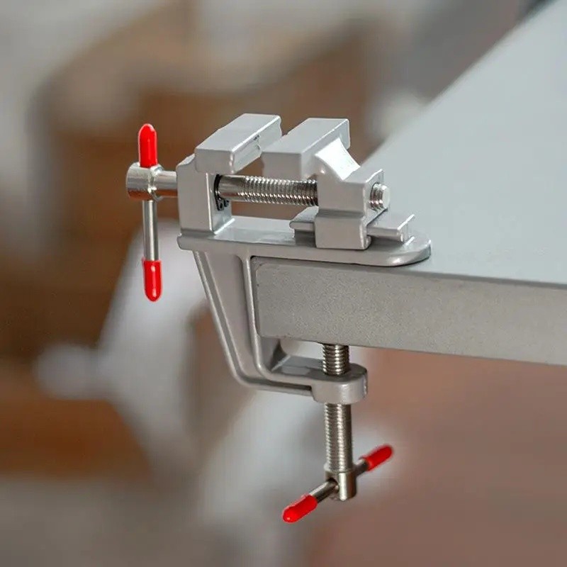 Mới Mini Bench Vise Bàn Nhỏ Phó Tay Vise Đa Năng Hộ Gia Đình Phòng Thí Nghiệm Kẹp Dụng Cụ Cho Bàn Làm Việc