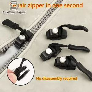 Nhíp 3 Bộ Thay Thế Sửa Chữa Dây Kéo Tức Thì Đa Năng Bền Cố Định Dây Kéo Thay Thế Dây Kéo Thanh Trượt Kéo Cho Jaet Túi Áo VN