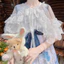☘️Phong cách Lolita Áo choàng lót mỏng Gothic Thiết Kế Sense Niche Cardigan Chống Nắng Áo Khoác Eo Áo Choàng Áo OP Đầm Ren Lưới Siêu Cổ Tích Bên Ngoài Phù Hợp Với Nữ