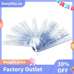 Máy đo cảm biến bằng nhựa Dụng cụ đo độ dày 0,05-2mm Máy đo cảm biến 20 trong 1 để đo khoảng cách