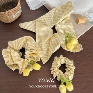Nhẫn xúc xích ngọt ngào dễ thương màu vàng Yoing / Tulip