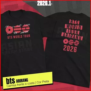 YB1 BTS COMBACK album ARIRANG người hâm mộ quà tặng T-short tay áo áo tee Jin Suga J-Hope RM Jimin BY1