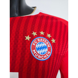 Áo dài tay cầu thủ sân nhà Bayern 2026-27 mới, Tên & Số tùy chỉnh, Vải thoáng khí cao cấp, S-3XL