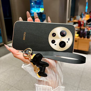 Ngay lập tức 17ultra Cao Cấp xiaomi17ultra Mặt Dây Chuyền Da Thích Hợp Cho Tay Tiền Da Vỏ Bảo Vệ Năm Mới Xiaomi Feel Kết Cấu Dây 17ultra Phong Cách Trơn