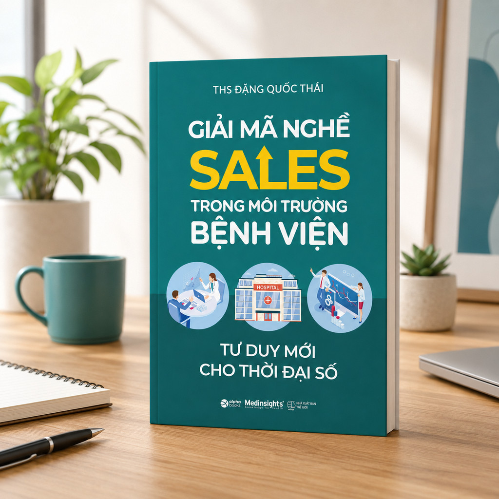 Sách - Giải Mã Nghề Sales Trong Môi Trường Bệnh Viện - Tư Duy Mới Cho Thời Đại Số