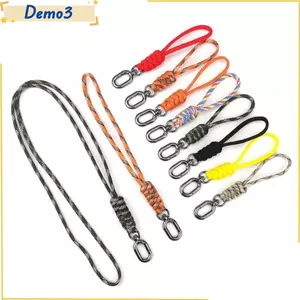 Dây buộc móc khóa Paracord, 8 kiểu khóa hình bầu dục cường độ cao, Móc khóa khẩn cấp 20cm chất lượng cao Dụng cụ ngoài trời