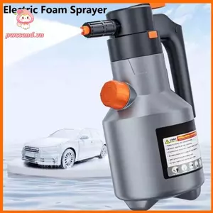 Máy phun bọt điện PWSEND, Máy phun bọt bơm tay 2L áp suất cao, Chai xịt bọt có thể sạc lại dung tích lớn cầm tay để rửa xe Vệ sinh nhà cửa