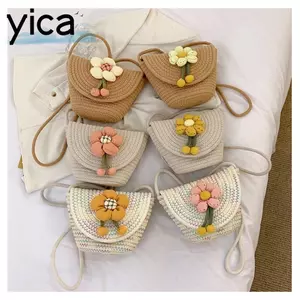 Túi đeo chéo YICA, Túi đeo vai đơn dệt sợi Cotton đầy màu sắc, Túi xách nữ Boho thời trang Kỳ nghỉ