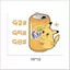 Phim hoạt hình dễ thương Crayon Shin-Chan Nắp bình xăng ô tô 9295#加油号提示警示车身装饰贴