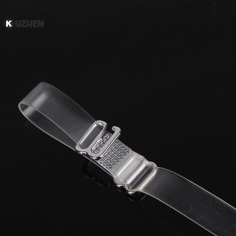 KUZHEN 2 Miếng Lót Mồ Hôi Nách Có Thể Giặt Được Hút Nách Dây Đeo Vai Trong Suốt HOT