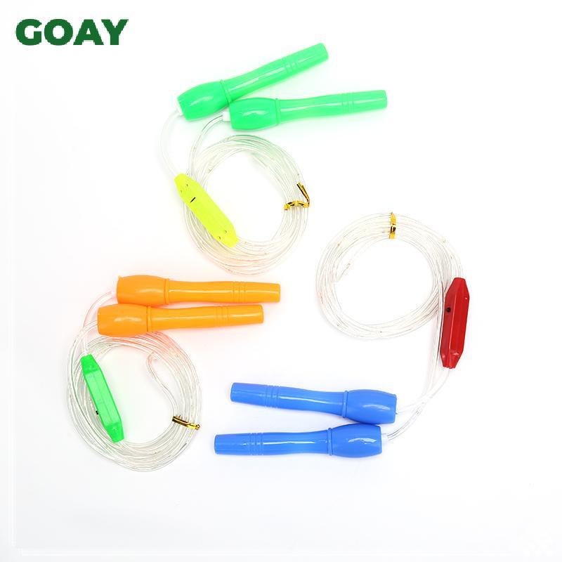 GOAY Light Up Led Nhảy Dây Trẻ Em Trẻ Em Nhảy Tập Thể Dục Trẻ Em Màu Ngẫu Nhiên VN