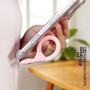 Điện Thoại Di Động Dây Vòng Phong Cách Bện Vòng Tròn Khóa Di Động Mạnh Mẽ Bền Ngoài Trời Nam Nữ Leo Núi Du Lịch Chống Mất Dây