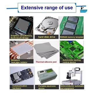 [GIK] Tấm lót silicon dẫn điện làm mát CPU GPU 17W / MK 100x100mm 0.5 / 1 / 1.5 / 2 / 2.5 / 3mm Tấm cách nhiệt Thiness [VN]