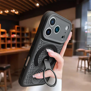 Ốp điện thoại khung 360 làm mát đầy màu sắc cho iPhone 17 Pro Max 12 13 14 15 16 pro max Bảo vệ ống kính chống rơi Vỏ cứng bảo vệ điện thoại