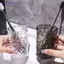 Cốc đựng bàn chải đánh răng nước súc miệng bằng nhựa có tay cầm tại nhà Phòng tắm Tumblers Cốc di động Giá đỡ bàn chải đánh răng trong suốt MỚI