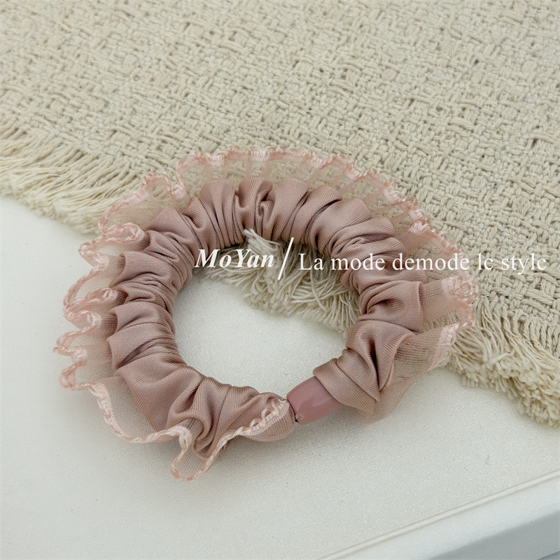 Dây buộc tóc bằng vải ren ngọt ngào Dây buộc tóc nữ