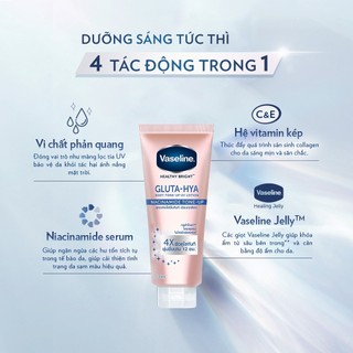 Vaseline Body Tone-Up Sữa dưỡng thể nâng tông tức thì 300ML
