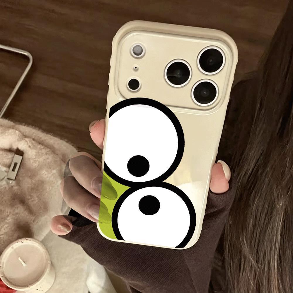 Big Eyed Frog cho iPhone 17promax trường hợp điện thoại 161514plus soft case 1311211
