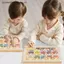 MỚI 1 Bộ Màu Phù Hợp Với Đồ Chơi Montessori Nhựa Màu Từ Tính Và Số Mê Cung Học Tập Đồ Chơi Giáo Dục Quà Tặng Cho Trẻ Em SKY