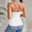 Châu Âu Mỹ Ngoại Thương Rỗng Sling Thời Trang Tua Rua Sling Dây Top Gợi Cảm Cô Gái Nóng Nữ Mặc Ngoài Mùa Hè