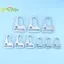 1 3 Móc khóa miệng đại bàng bằng thép không gỉ để leo núi ngoài trời Carabiner chắc chắn Bule [MỚI]