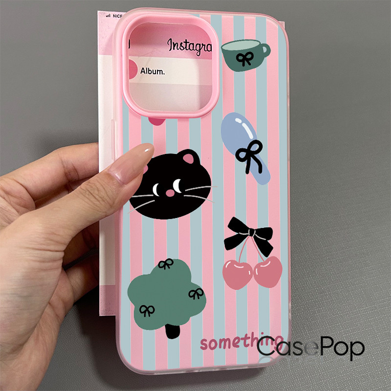 Ốp lưng điện thoại họa tiết ngôi sao đồng tâm cho iPhone 17/16 Pro Max/15/14/13/12/11