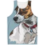 Áo thun nam in hình Jack Russell Terrier 3D dễ thương, Áo thun tập thể dục không tay mùa hè, mềm mại thoáng khí