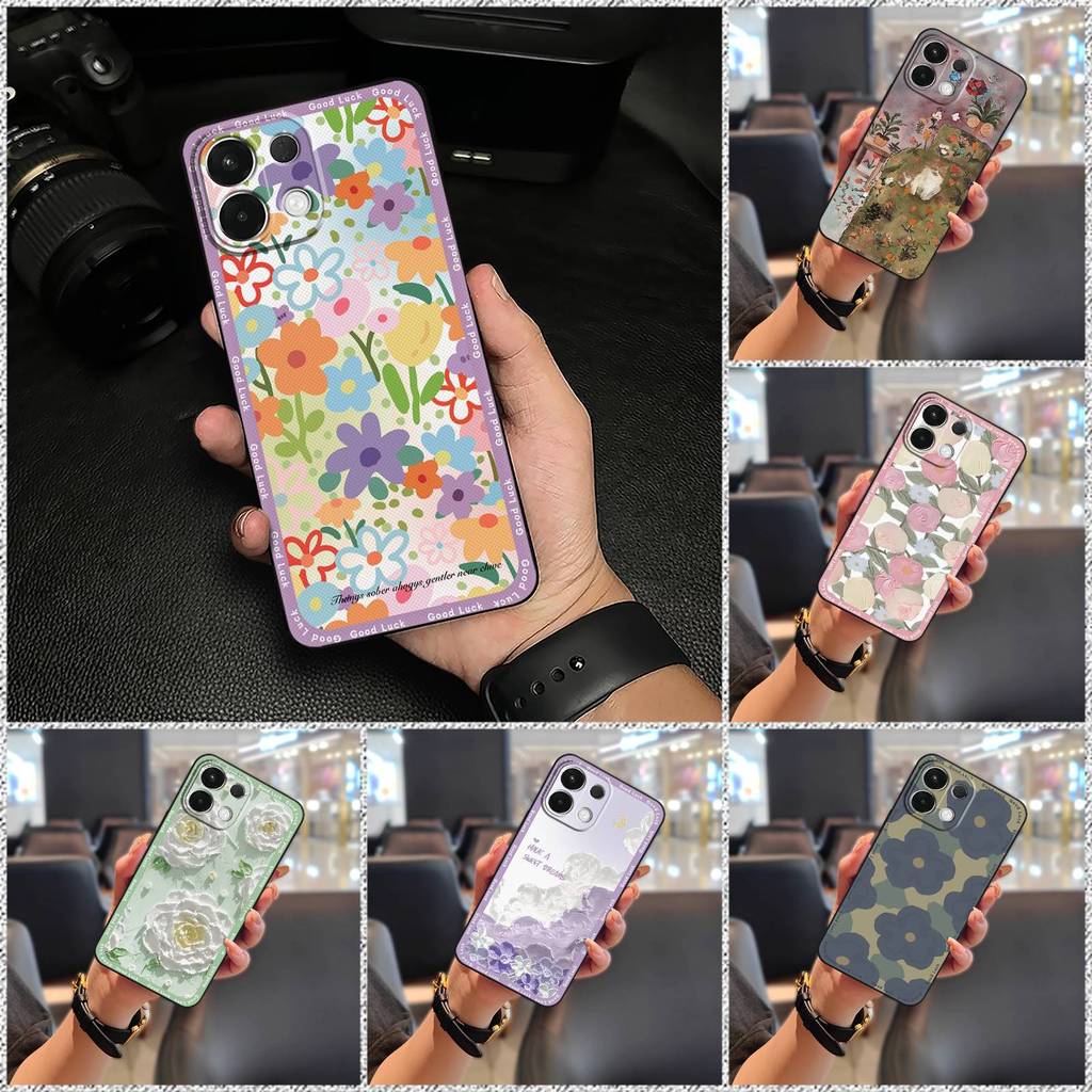 Ốp điện thoại TPU silicone họa tiết graffiti hoạt hình thời trang cho OPPO K12S/K13 5G, bảo vệ toàn bộ, chống sốc, va đập, bụi, thấm nước