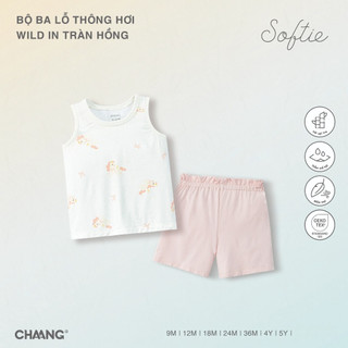 [CHAANG 6M-5Y] Bộ ba lỗ thông hơi Wild cho bé gái T6.1
