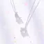ECK Thời Trang Đơn Giản Mặt Trăng Pha Lê Pentagram Trái Tim Mặt Dây Chuyền Nelace Cho Nữ Cô Gái Tính Khí Thanh Lịch Giả Tưởng Nelace Trang Sức Quà Tặng HOT