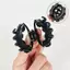 ECK Vintage Kim Cương Giả Hoa Vuốt Tóc Nữ Thời Trang Pha Lê Kẹp Tóc Kẹp Cua Đuôi Ngựa Barrette Bé Gái Phụ Kiện Tóc HOT