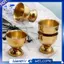 Bộ đựng trứng vàng 8 bằng thép không gỉ, dành cho trứng luộc mềm cứng Dụng cụ nhà bếp Cốc trứng