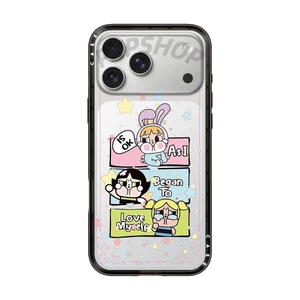 Ốp điện thoại từ tính hoạt hình dễ thương cho IPhone 16 15 14 Plus 13 17 Pro Max 17 Vỏ khí Vỏ chống sốc