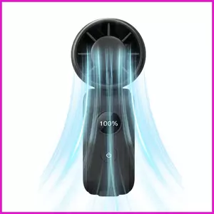 Quạt kẹp cầm tay Mini cầm tay Thiết bị sạc cầm tay có màn hình Quạt bàn tại nhà cho túi trưng bày lyuvn