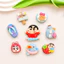 Set Charm Shin Đỏ May Mắn Tinh Nghịch Và Hội Bạn May Mắn Kawaii, Bộ Charm Mèo Tài Lộc Ngựa Đỏ Cún Dễ Thương