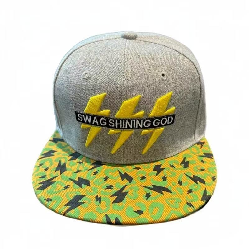 Mũ hip-hop unisex kiểu Mỹ, mũ vành phẳng, mũ chống nắng