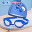 Kính bơi chống sương mù chống thấm nước cho trẻ em và Bộ hai mảnh bọc PU mềm