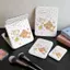 Gương gấp makeup họa tiết thú bông nhỏ nền trắng cho nữ sử dụng hàng ngày