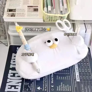 Hộp Đựng Bút Chì Ngộ nghĩnh Niche Cát Điêu Khắc Sang Trọng Hộp Văn Phòng Phẩm Dung Tích Lớn Seagull Phong Cách Sinh Viên Lưu Trữ Hộp Đựng Bút Chì 0606