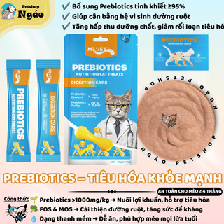 Súp Thưởng Cho Mèo MRVET Bổ Sung Omega 3, Prebiotics, Taurine Hỗ Trợ Tiêu Hóa Và Sức Khỏe Tim Mạch