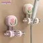 Giá đỡ đầu vòi hoa sen BORAGETE, Đế gắn đầu vòi hoa sen có thể điều chỉnh hoạt hình, Cốc hút di động Treo tường Giá đỡ vòi hoa sen Phụ kiện phòng tắm