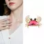 JULYHOT Dễ Thương Nhỏ Cua Thổ Cẩm Thời Trang Áo Len Thanh Lịch Cardigan Xò Trang Sức Dành Cho Nữ Massivedeals