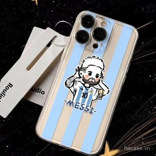 Ốp Điện Thoại Trong Suốt Phong Cách Mới Không 10 Số Sọc Bóng Đá Thích Hợp Cho iPhone 12 13 14 15 Promax 16 17 Promax xr xs 11promax 12promax 13pro 14pro Ốp Chống Sốc Linh Hoạt