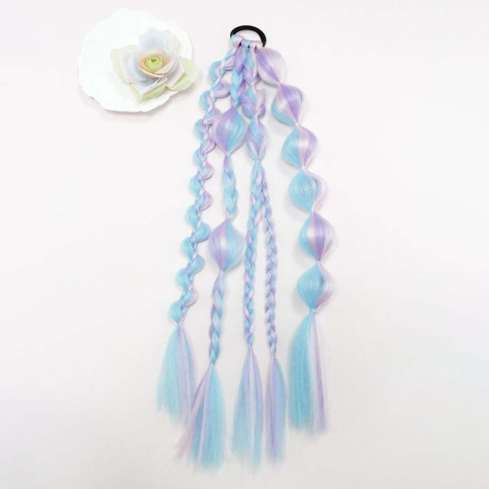 SENRTY Lantern Bubble Twist Braid, Tóc thắt nút đèn lồng dài nhiều màu sắc, Dreadlock tự nhiên Thắt dây buộc tóc chuyển màu quấn tóc sử dụng hàng ngày