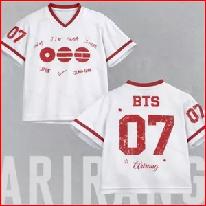 GC1 BTS thoải mái áo thun mềm mại trở lại áo số 07 dạo phố ARMY người hâm mộ quà tặng Áo thun GC1