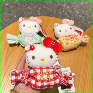 PS1 Sanrio Hello Kitty Plushie Kẹo Dễ Thương Sang Trọng Túi Búp Bê Cotton Charm SP1