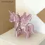 SRVN Móc khóa Pegasus thời trang 3D in màu hồng có khóa trái tim Túi quyến rũ dễ thương.
